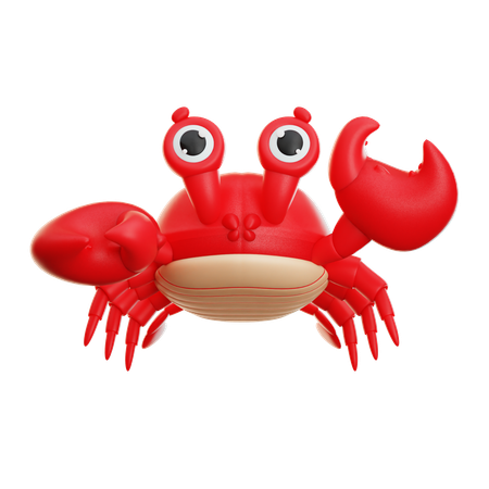 Crab  3D Icon