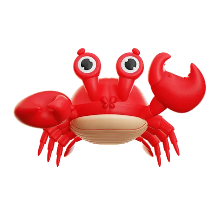 Crab  3D Icon