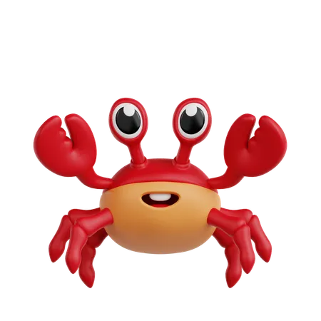 Crab  3D Icon