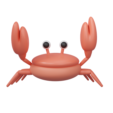 Crab  3D Icon