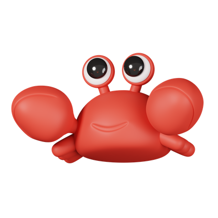 Crab  3D Icon