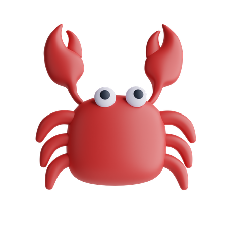 Crab  3D Icon