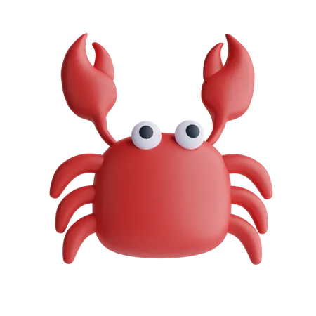 Crab  3D Icon