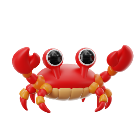 Crab  3D Icon