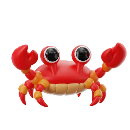 Crab  3D Icon