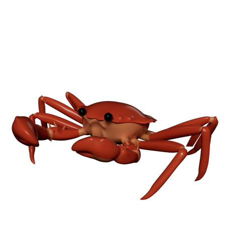 Crab  3D Icon