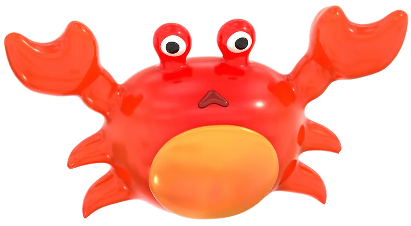 Crab  3D Icon
