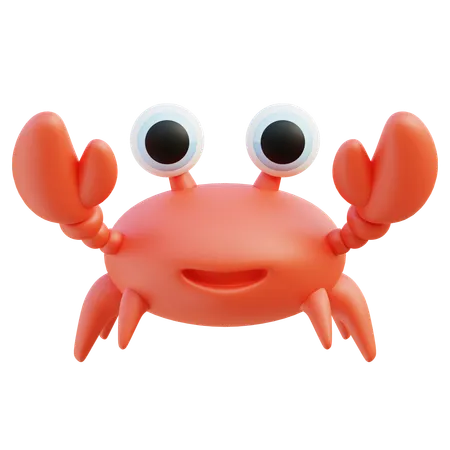 Crab  3D Icon