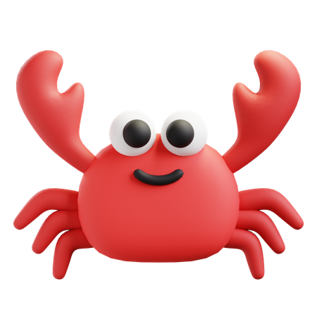 Crab  3D Icon