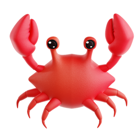 Crab  3D Icon