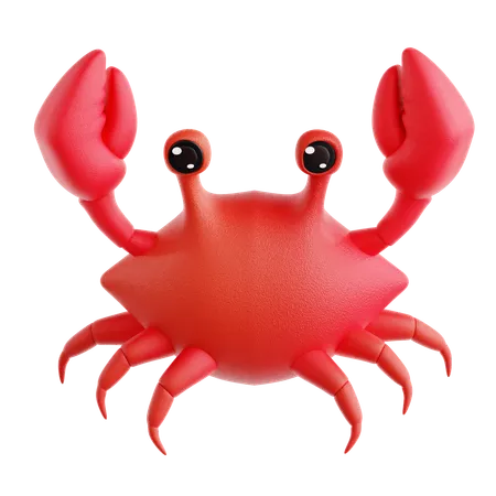 Crab  3D Icon