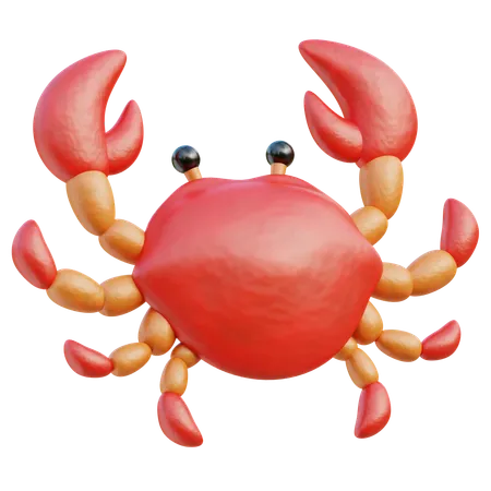 Crab  3D Icon