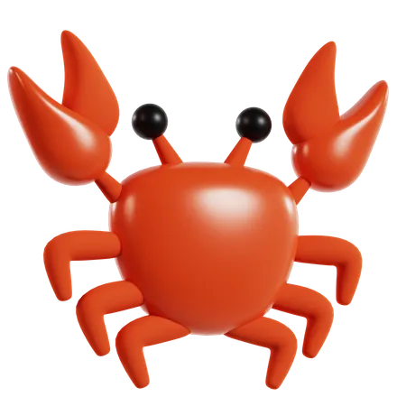 Crab  3D Icon