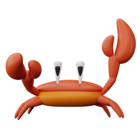 Crab  3D Icon