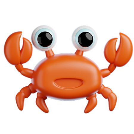 Crab  3D Icon