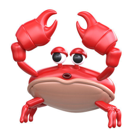 Crab  3D Icon