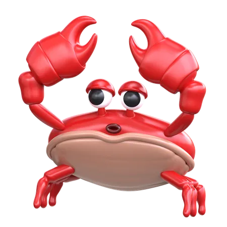 Crab  3D Icon