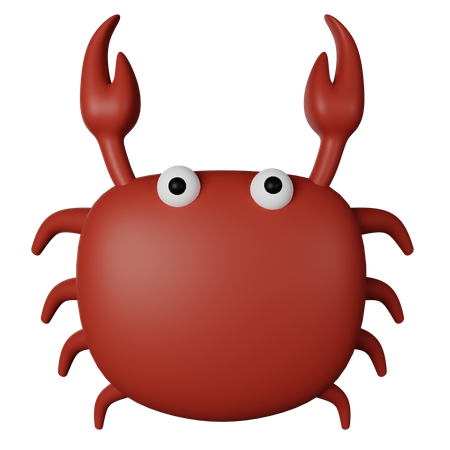 Crab  3D Icon