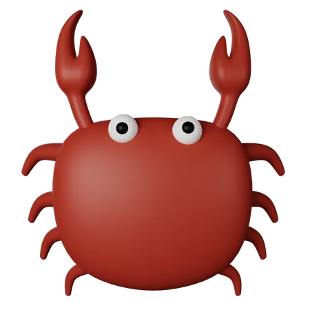 Crab  3D Icon