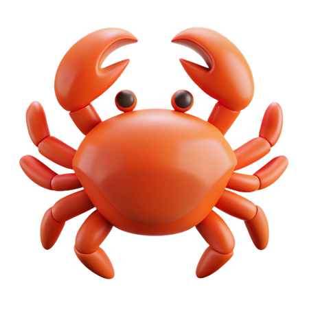 Crab  3D Icon