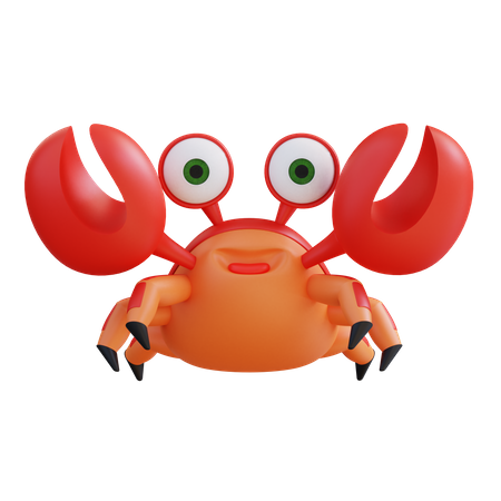 Crab  3D Icon