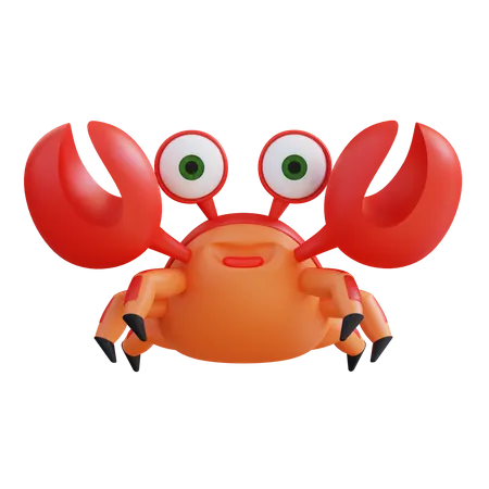 Crab  3D Icon