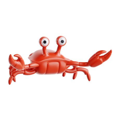 Crab  3D Icon