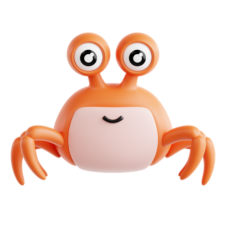 Crab  3D Icon