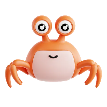 Crab  3D Icon