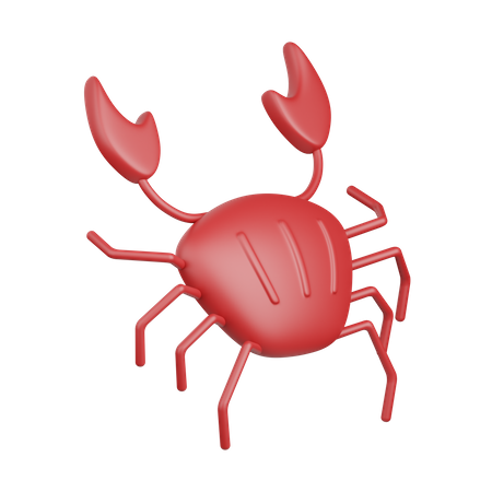 Crab  3D Icon