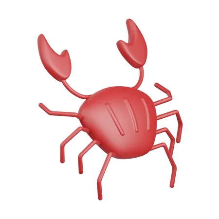 Crab  3D Icon