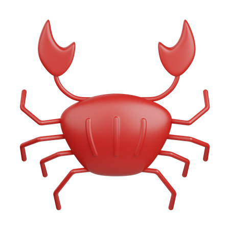 Crab  3D Icon