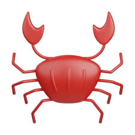 Crab  3D Icon