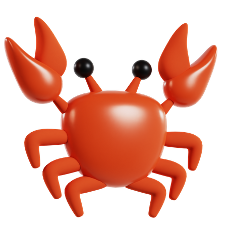 Crab  3D Icon