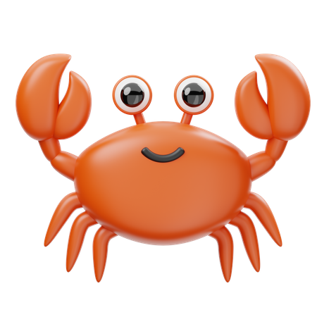 Crab  3D Icon