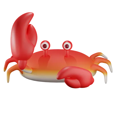 Crab  3D Illustration