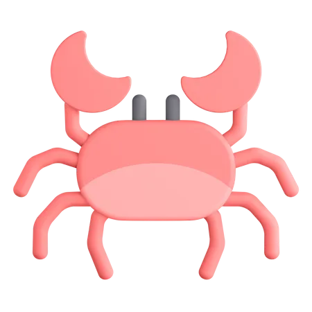 Crab  3D Illustration