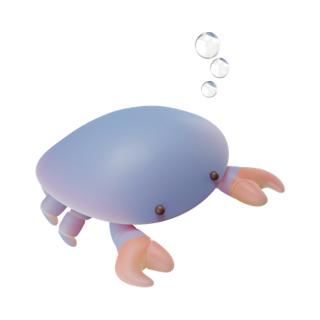 Crab  3D Illustration