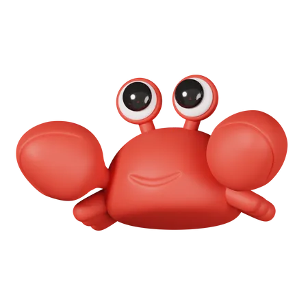 Crab 3D Icon