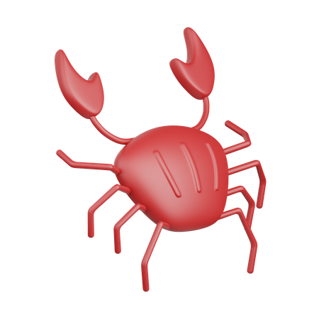 Crab  3D Icon