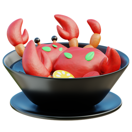 Crab seafood  3D Icon