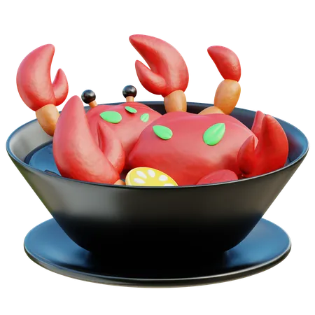 Crab seafood  3D Icon