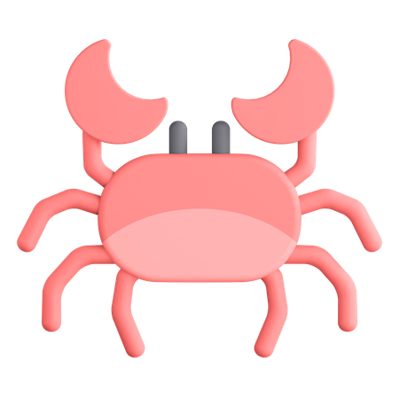 Crabe  3D Illustration