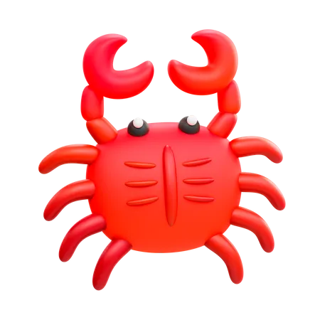 Crabe  3D Illustration