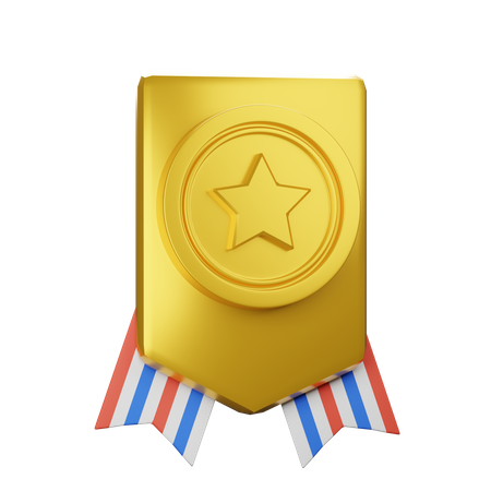 Distintivo 1  3D Icon