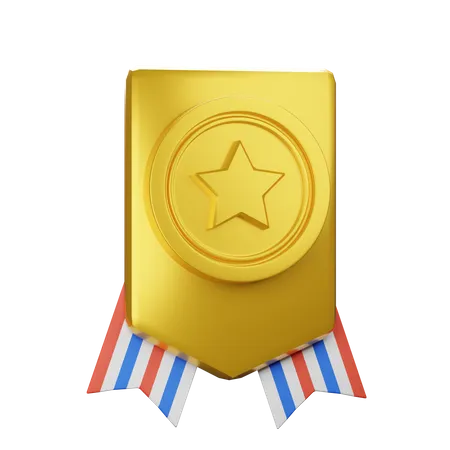 Distintivo 1  3D Icon