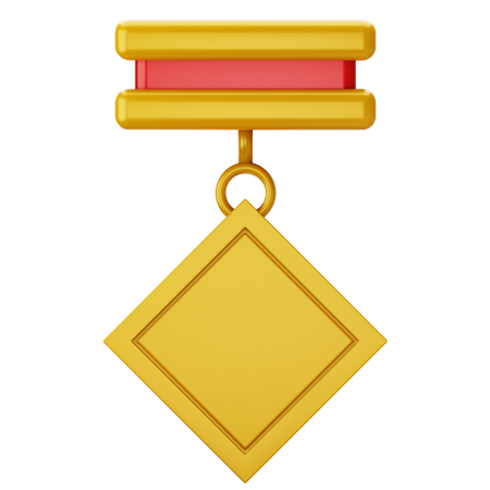 Distintivo de Ouro  3D Icon