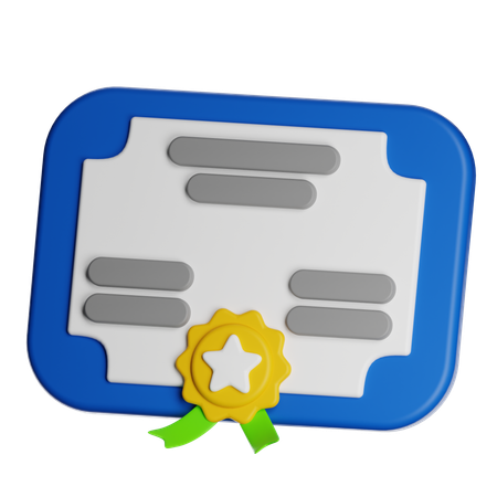 Crachá de auditor certificado  3D Icon