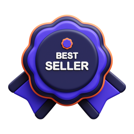 Distintivo de best-seller  3D Icon