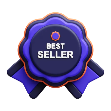 Distintivo de best-seller  3D Icon